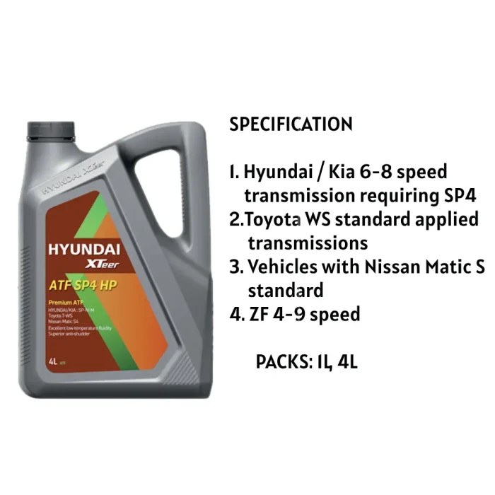 hyundai xteer atf sp4 hp img 2 hyundai xteer atf sp4 hp img 2